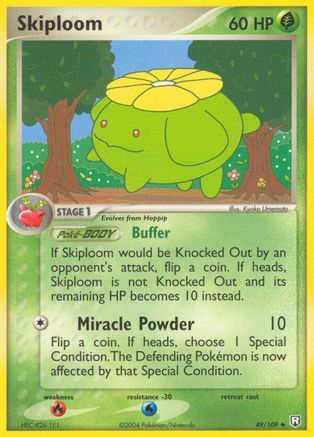 Image of Skiploom 049  - Reverse Holofoil Team Rocket Returns - Uncommon