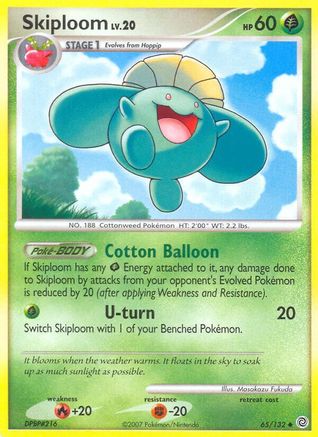 Image of Skiploom 065  Secret Wonders - Uncommon