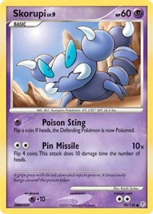 Image of Skorupi 099/130  - Reverse Holofoil Diamond and Pearl - Common