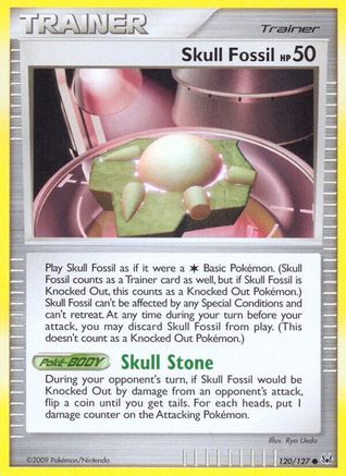 Image of Skull Fossil 120  - Reverse Holofoil Platinum - Common