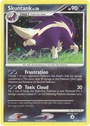 Image of Skuntank 015  - Holofoil Diamond and Pearl - Holo Rare