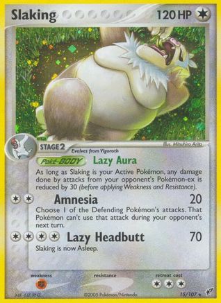 Image of Slaking 015  - Reverse Holofoil Deoxys - Holo Rare