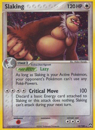 Image of Slaking 013  - Reverse Holofoil Power Keepers - Holo Rare