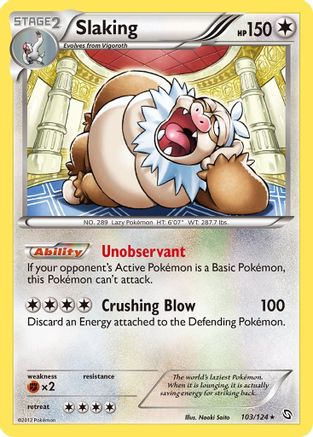 Image of Slaking 103  - Reverse Holofoil Dragons Exalted - Holo Rare