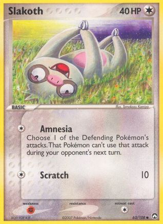 Image of Slakoth 063/108  Power Keepers - Common