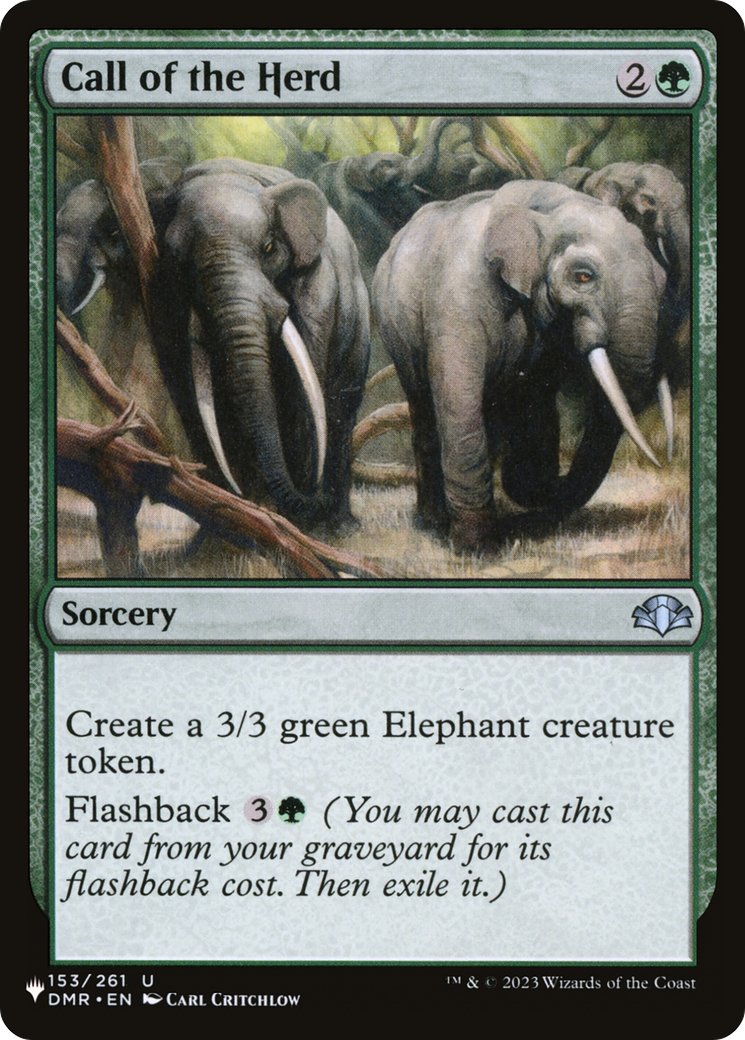 Image of Call of the Herd (LIST-DMR-153) - The List