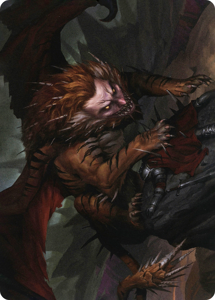 Image of Manticore // Manticore (AAFR-006) - Adventures in the Forgotten Realms Art Series (Borderless) Foil