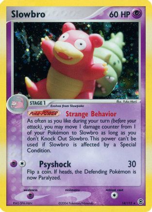 Image of Slowbro 014  - Reverse Holofoil FireRed & LeafGreen - Holo Rare