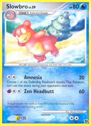 Image of Slowbro 054  - Reverse Holofoil Great Encounters - Uncommon