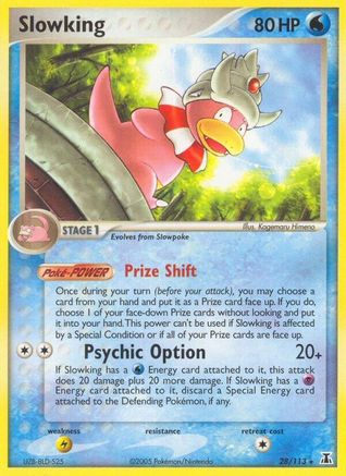 Image of Slowking 028  - Reverse Holofoil Delta Species - Rare