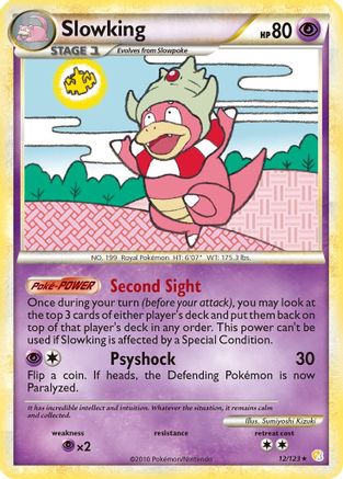 Image of Slowking 012  - Holofoil HeartGold SoulSilver - Holo Rare