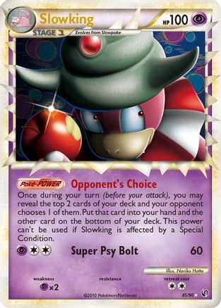 Image of Slowking (Prime) 085/90  - Holofoil Undaunted - Ultra Rare