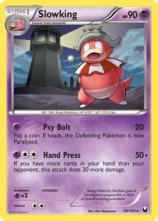 Image of Slowking 049  Dark Explorers - Rare