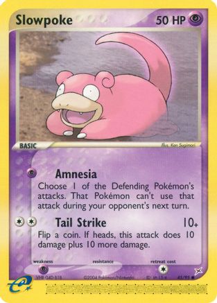 Image of Slowpoke 045/95  - Reverse Holofoil Team Magma vs Team Aqua - Common