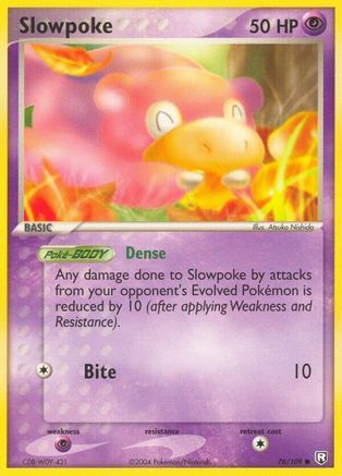 Image of Slowpoke 076/109  - Reverse Holofoil Team Rocket Returns - Common