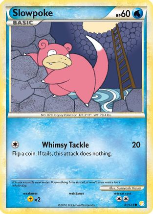 Image of Slowpoke 081/123  HeartGold SoulSilver - Common