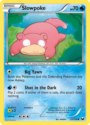 Image of Slowpoke 023/108  Dark Explorers - Common
