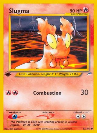 Image of Slugma 082/105  - Unlimited Neo Destiny - Common