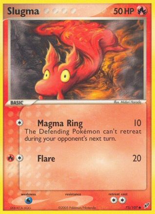 Image of Slugma 075/107  Deoxys - Common