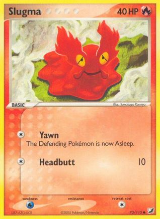 Image of Slugma 073/115  - Reverse Holofoil Unseen Forces - Common