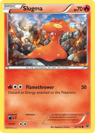 Image of Slugma 020  XY Base Set - Common