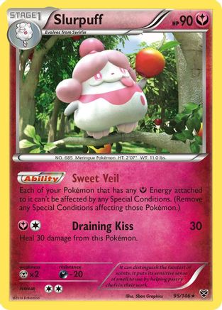 Image of Slurpuff 095/146  - Holofoil XY Base Set - Holo Rare