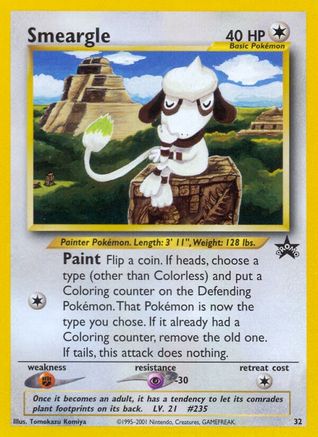 Image of Smeargle 032/53  WoTC Promo - Promo