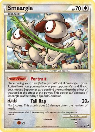 Image of Smeargle 021  - Holofoil Call of Legends - Holo Rare