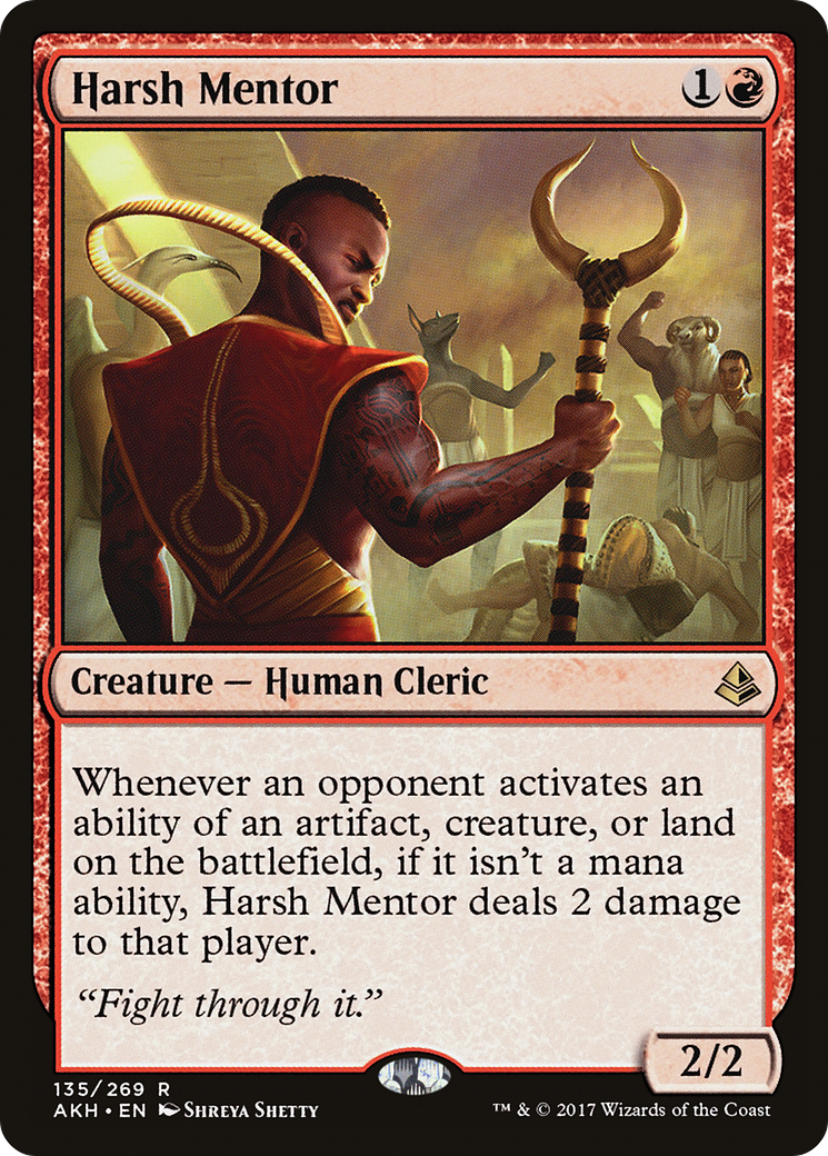 Image of Harsh Mentor (AKH-135) - Amonkhet Foil