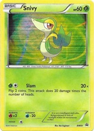 Image of Snivy BW01  - Holofoil Black and White Promos - Promo