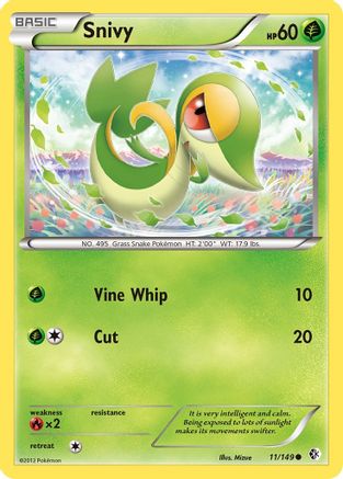 Image of Snivy 011  Boundaries Crossed - Common