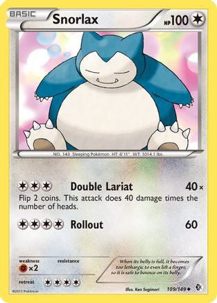 Image of Snorlax 109/149  Boundaries Crossed - Uncommon