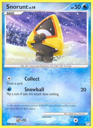 Image of Snorunt 100  - Reverse Holofoil Mysterious Treasures - Common