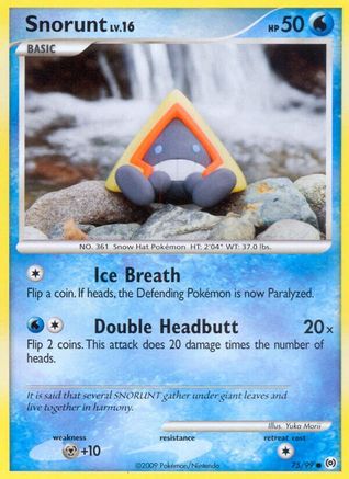 Image of Snorunt 075/99  Arceus - Common