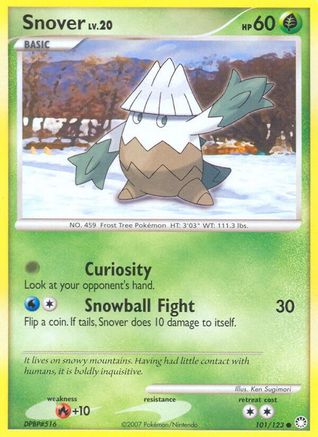 Image of Snover 101/123  - Reverse Holofoil Mysterious Treasures - Common