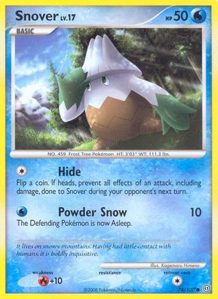 Image of Snover 074  - Reverse Holofoil Stormfront - Common