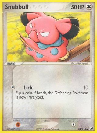 Image of Snubbull 074  Unseen Forces - Common