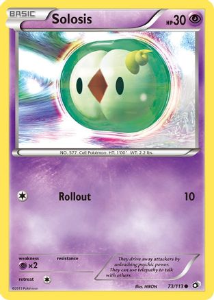 Image of Solosis (73) 073  - Reverse Holofoil Legendary Treasures - Common