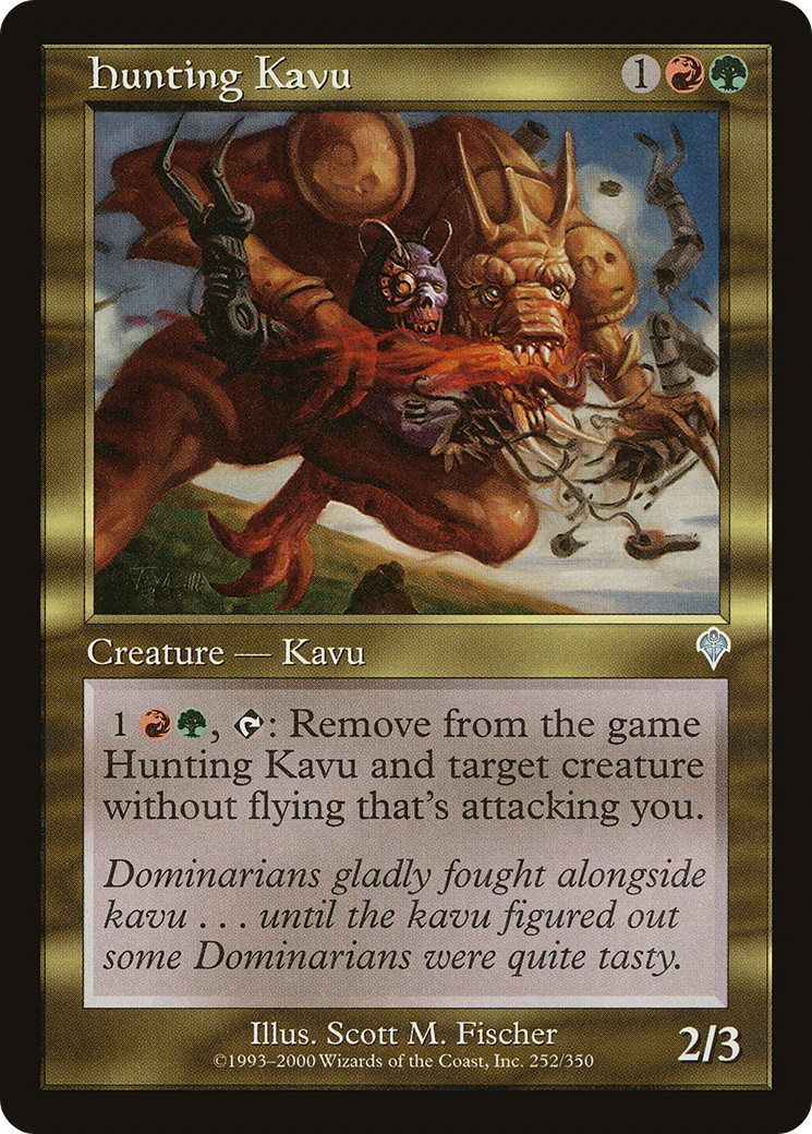 Image of Hunting Kavu (INV-252) - Invasion