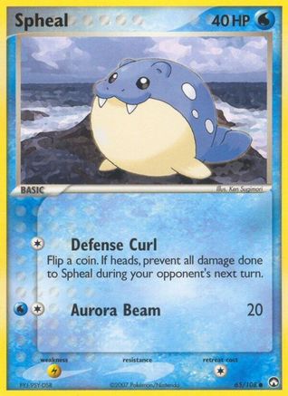 Image of Spheal 065/108  - Reverse Holofoil Power Keepers - Common