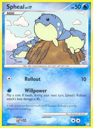 Image of Spheal 102/123  - Reverse Holofoil Mysterious Treasures - Common