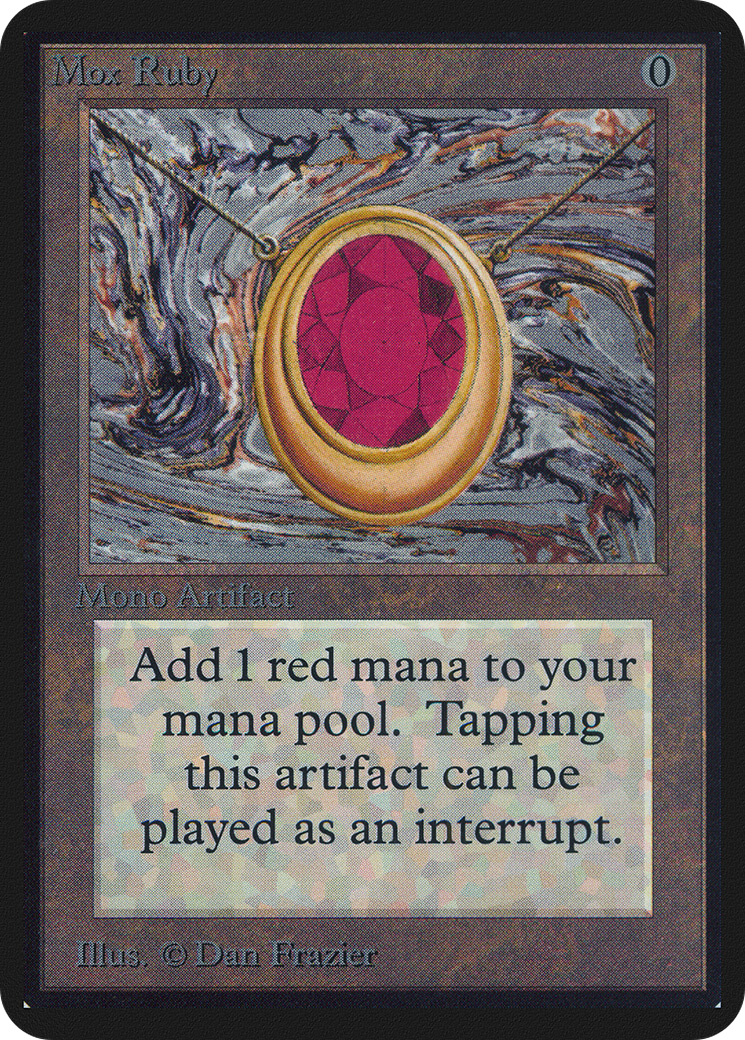 Image of Mox Ruby (LEA-) - Limited Edition Alpha