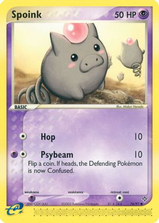 Image of Spoink 074/97  Dragon - Common