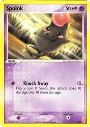 Image of Spoink 007  EX Trainer Kit 2 Plusle & Minun - Common