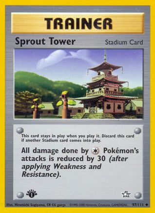 Image of Sprout Tower 097/111  - Unlimited Neo Genesis - Uncommon