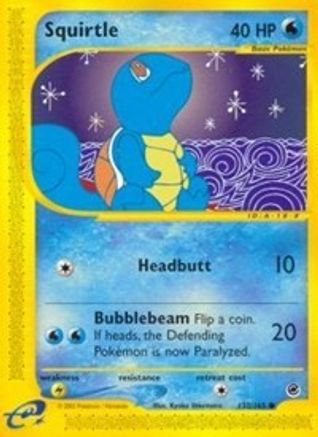 Image of Squirtle (132) 132/165  Expedition - Common