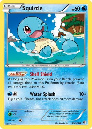Image of Squirtle 029/149  Boundaries Crossed - Common