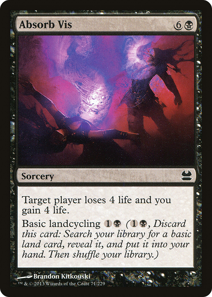 Image of Absorb Vis (MMA-071) - Modern Masters Foil