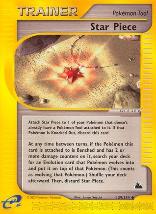 Image of Star Piece 139  - Reverse Holofoil Skyridge - Uncommon