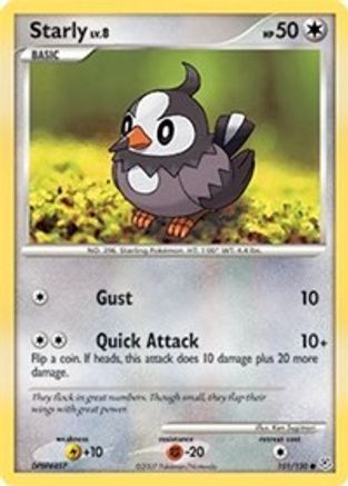 Image of Starly 101  - Reverse Holofoil Diamond and Pearl - Common